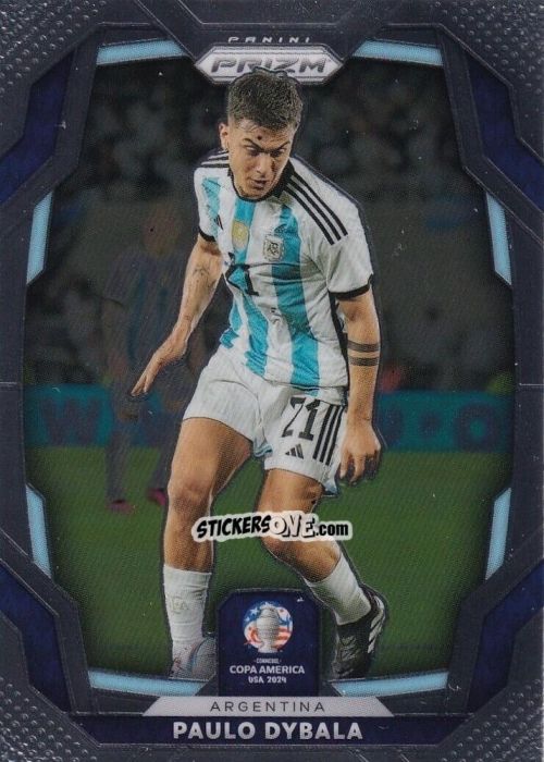 Cromo Paulo Dybala - Prizm Copa America 2023-2024
 n. 7 - Panini