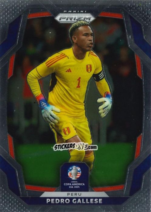 Sticker Pedro Gallese - Prizm Copa America 2023-2024
 n. 91 - Panini