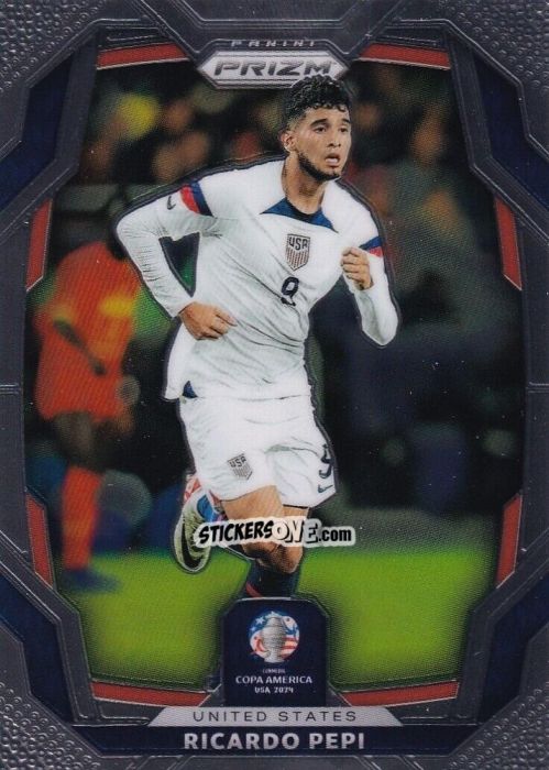 Figurina Ricardo Pepi - Prizm Copa America 2023-2024
 n. 158 - Panini
