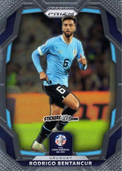 Cromo Rodrigo Bentancur - Prizm Copa America 2023-2024
 n. 105 - Panini