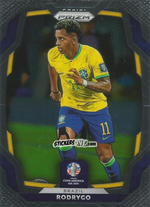 Figurina Rodrygo - Prizm Copa America 2023-2024
 n. 35 - Panini