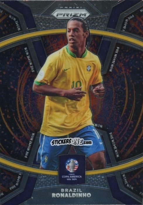 Cromo Ronaldinho - Prizm Copa America 2023-2024
 n. P39 - Panini