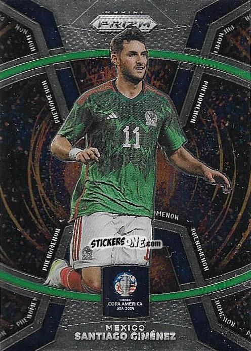 Cromo Santiago Gimenez - Prizm Copa America 2023-2024
 n. P27 - Panini