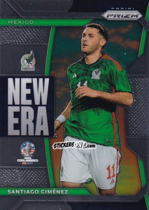 Cromo Santiago Gimenez - Prizm Copa America 2023-2024
 n. NE11 - Panini