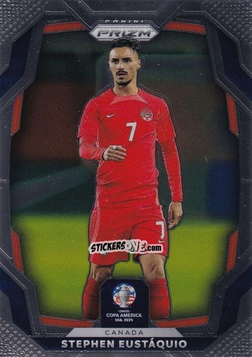 Figurina Stephen Eustaquio - Prizm Copa America 2023-2024
 n. 169 - Panini