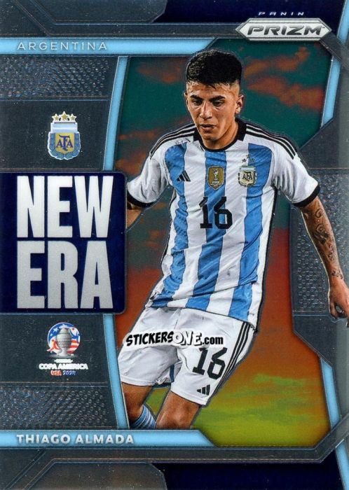 Sticker Thiago Almada - Prizm Copa America 2023-2024
 n. NE30 - Panini