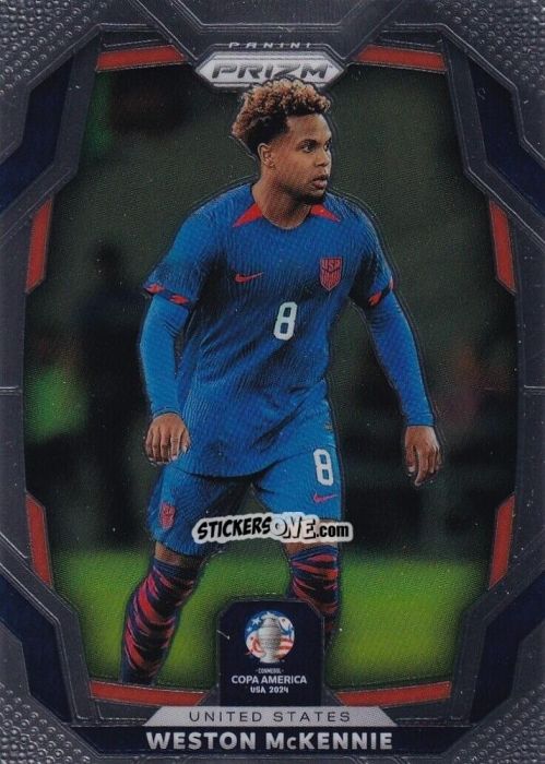 Cromo Weston McKennie - Prizm Copa America 2023-2024
 n. 152 - Panini