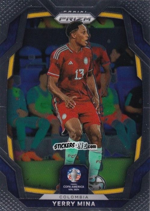 Sticker Yerry Mina - Prizm Copa America 2023-2024
 n. 57 - Panini
