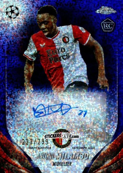 Cromo Antoni Milambo - UEFA Club Competitions Chrome 2023-2024
 n. CA-AM - Topps