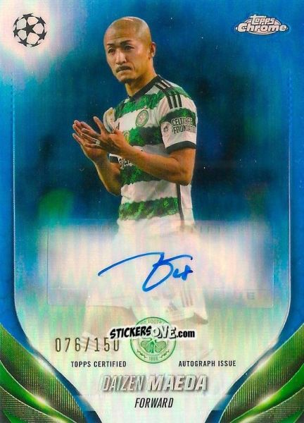 Figurina Daizen Maeda - UEFA Club Competitions Chrome 2023-2024
 n. CA-DM - Topps