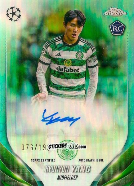 Cromo Hyunyun Yang - UEFA Club Competitions Chrome 2023-2024
 n. CA-HY - Topps
