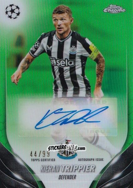 Figurina Kieran Trippier - UEFA Club Competitions Chrome 2023-2024
 n. CA-KT - Topps