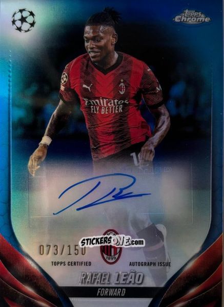 Cromo Rafael Leão - UEFA Club Competitions Chrome 2023-2024
 n. CA-LR - Topps
