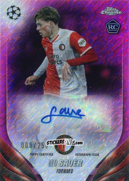 Cromo Leo Sauer - UEFA Club Competitions Chrome 2023-2024
 n. CA-LS - Topps