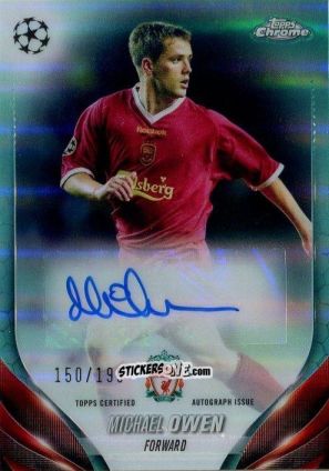 Cromo Michael Owen - UEFA Club Competitions Chrome 2023-2024
 n. CA-MO - Topps