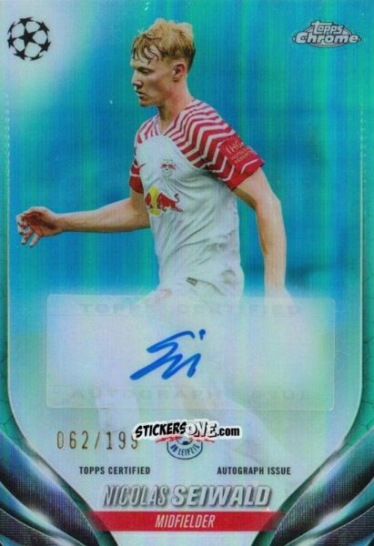 Cromo Nicolas Seiwald - UEFA Club Competitions Chrome 2023-2024
 n. CA-NS - Topps