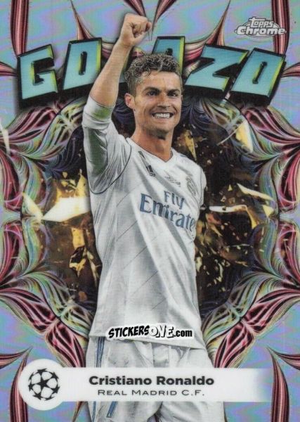 Figurina Cristiano Ronaldo - UEFA Club Competitions Chrome 2023-2024
 n. GL-2 - Topps