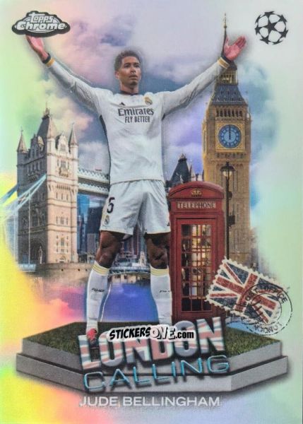 Cromo Jude Bellingham - UEFA Club Competitions Chrome 2023-2024
 n. LC-4 - Topps