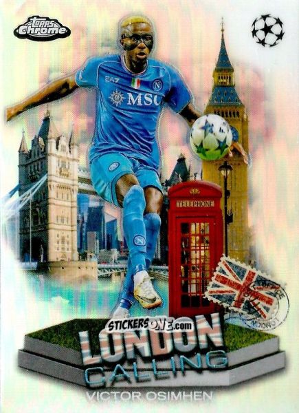 Cromo Victor Osimhen - UEFA Club Competitions Chrome 2023-2024
 n. LC-10 - Topps