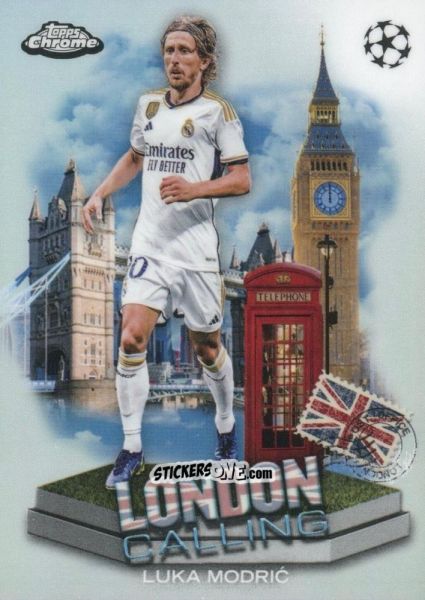 Cromo Luka Modrić - UEFA Club Competitions Chrome 2023-2024
 n. LC-11 - Topps