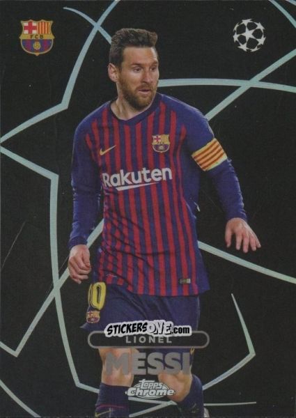 Cromo Lionel Messi - UEFA Club Competitions Chrome 2023-2024
 n. BE-4 - Topps