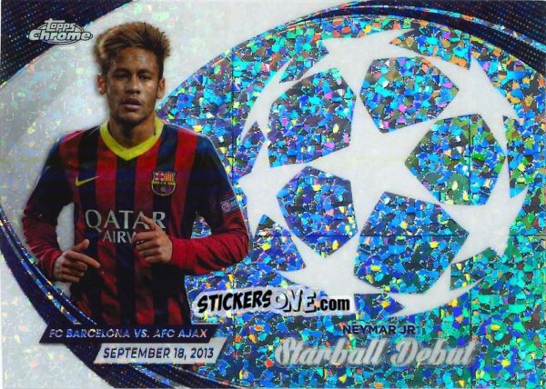 Figurina Neymar Jr - UEFA Club Competitions Chrome 2023-2024
 n. SD-8 - Topps