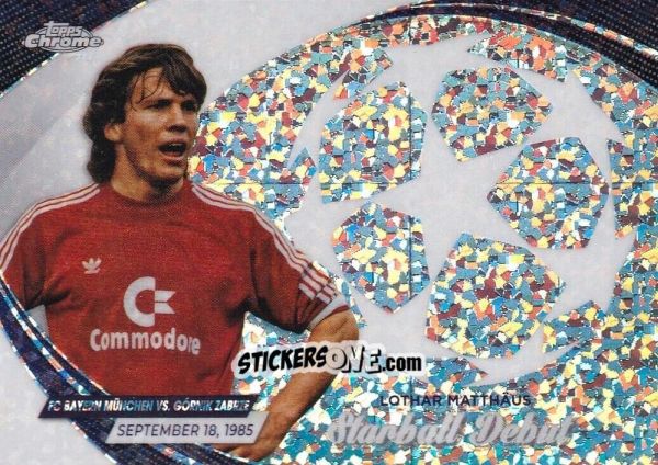 Figurina Lothar Matthäus - UEFA Club Competitions Chrome 2023-2024
 n. SD-9 - Topps