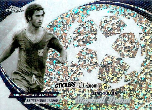 Sticker Gerd Müller - UEFA Club Competitions Chrome 2023-2024
 n. SD-14 - Topps