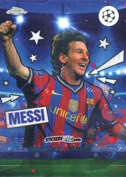 Cromo Lionel Messi - UEFA Club Competitions Chrome 2023-2024
 n. TF-7 - Topps