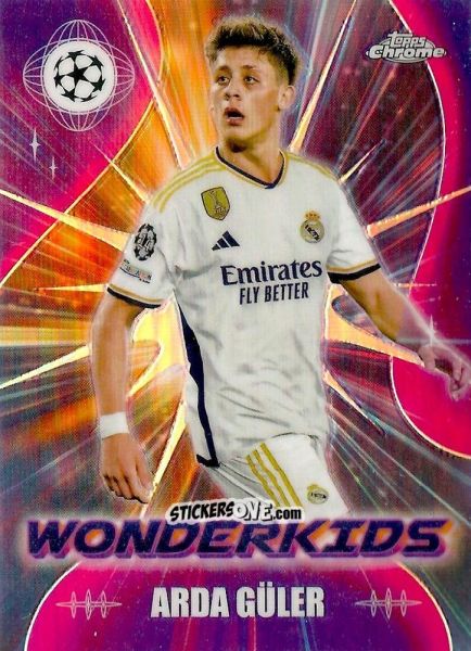 Cromo Arda Güler - UEFA Club Competitions Chrome 2023-2024
 n. WK-1 - Topps