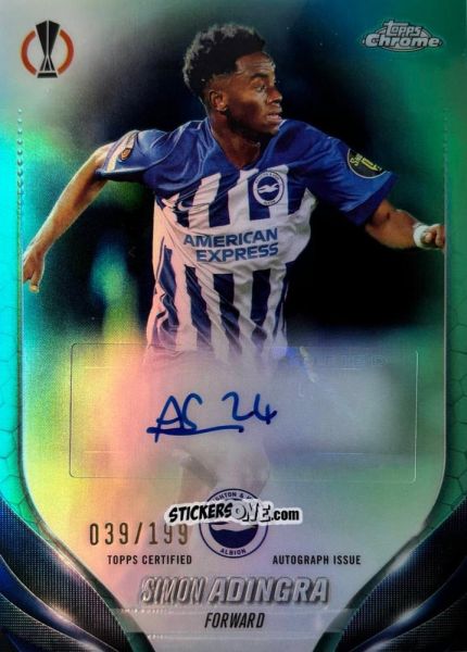 Cromo Simon Adingra - UEFA Club Competitions Chrome 2023-2024
 n. CA-SA - Topps
