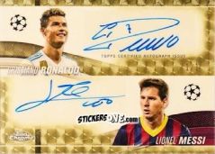 Cromo Cristiano Ronaldo / Lionel Messi - UEFA Club Competitions Chrome 2023-2024
 n. DA-MR - Topps