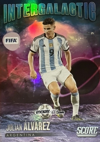 Cromo Julián Álvarez - Score FIFA 2023-2024
 n. I18 - Panini