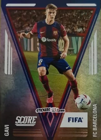 Sticker Gavi - Score FIFA 2023-2024
 n. P16 - Panini