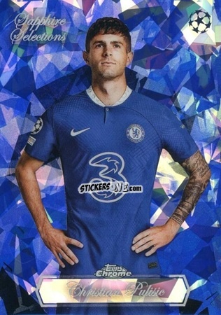 Cromo Christian Pulisic - UEFA Club Competitions Chrome Sapphire Edition 2022-2023
 n. SS-23 - Topps