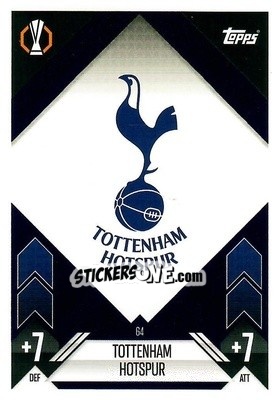 Cromo Team Badge - Uefa Champions League & Europa League 2024-2025. Match Attax n. 64 - Topps