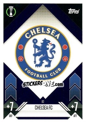Cromo Team Badge - Uefa Champions League & Europa League 2024-2025. Match Attax n. 82 - Topps