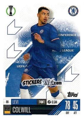 Cromo Levi Colwill - Uefa Champions League & Europa League 2024-2025. Match Attax n. 86 - Topps