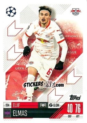 Cromo Eljif Elmas - Uefa Champions League & Europa League 2024-2025. Match Attax n. 234 - Topps