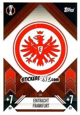 Cromo Team Badge - Uefa Champions League & Europa League 2024-2025. Match Attax n. 244 - Topps