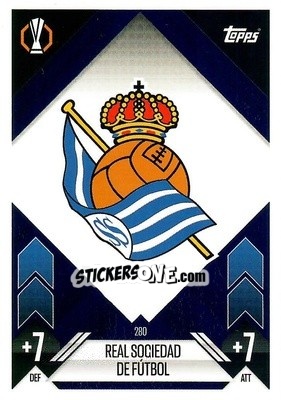 Figurina Team Badge - Uefa Champions League & Europa League 2024-2025. Match Attax n. 280 - Topps