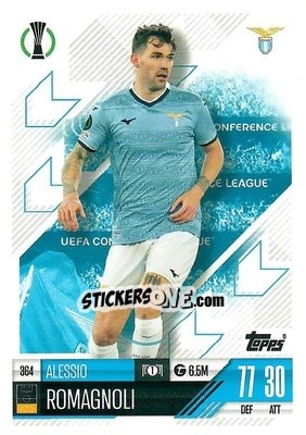 Figurina Alessio Romagnoli - Uefa Champions League & Europa League 2024-2025. Match Attax n. 364 - Topps
