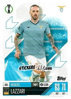 Sticker Manuel Lazarri - Uefa Champions League & Europa League 2024-2025. Match Attax n. 365 - Topps