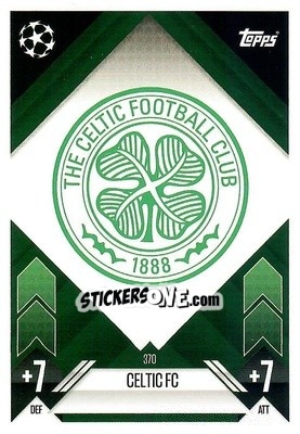Figurina Team Badge - Uefa Champions League & Europa League 2024-2025. Match Attax n. 370 - Topps