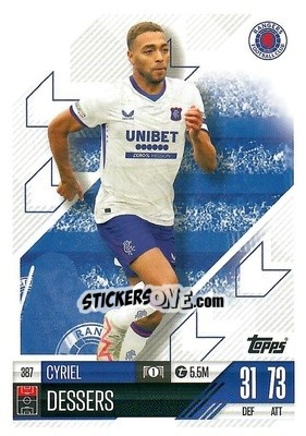 Cromo Cyriel Dessers - Uefa Champions League & Europa League 2024-2025. Match Attax n. 387 - Topps
