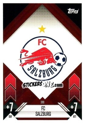 Figurina Team Badge - Uefa Champions League & Europa League 2024-2025. Match Attax n. 388 - Topps