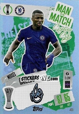 Cromo Moíses Caicedo - Uefa Champions League & Europa League 2024-2025. Match Attax n. 400 - Topps