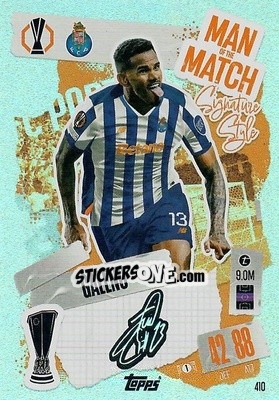 Cromo Galeno - Uefa Champions League & Europa League 2024-2025. Match Attax n. 410 - Topps