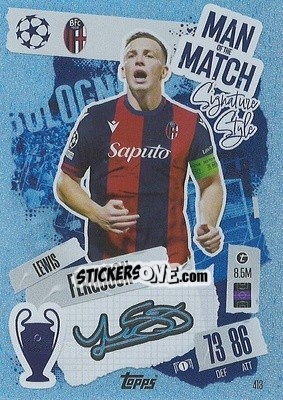 Cromo Lewis Ferguson - Uefa Champions League & Europa League 2024-2025. Match Attax n. 413 - Topps