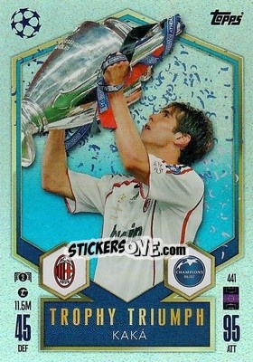 Cromo Kaká - Uefa Champions League & Europa League 2024-2025. Match Attax n. 441 - Topps